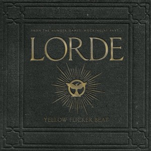 Lorde - "Yellow Flicker Beat" single cover artwork