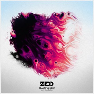 Zedd featuring Jon Bellion - "Beautiful Now" single cover artwork