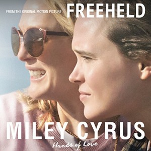 Miley Cyrus - "Hands Of Love" single cover artwork